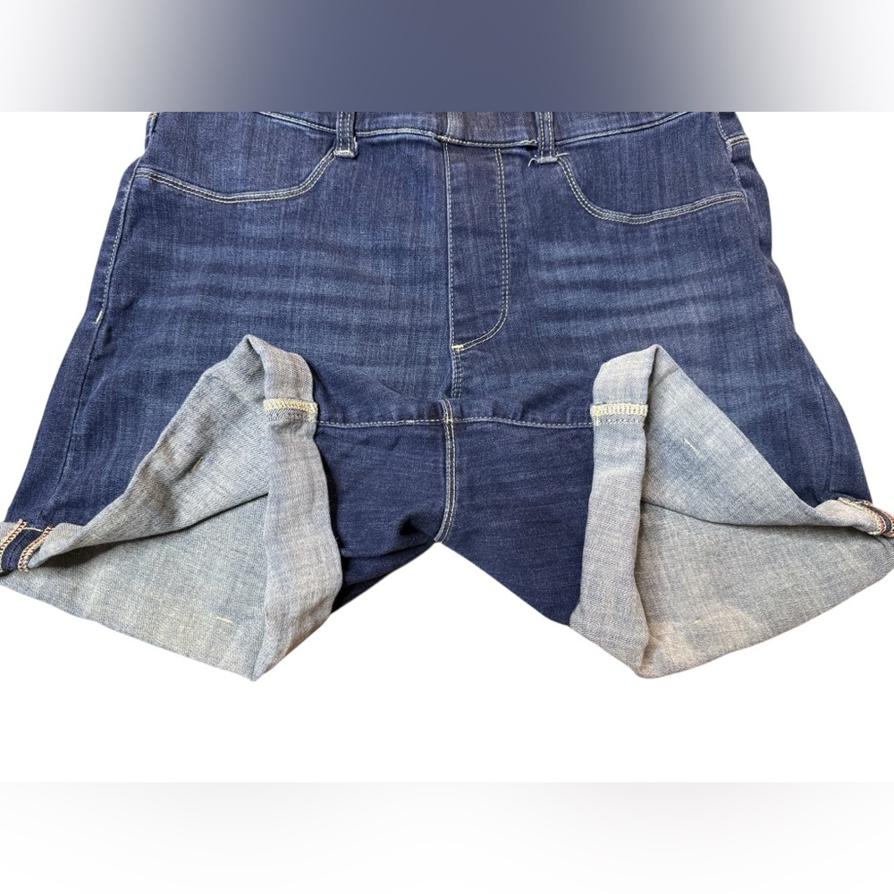 Judy Blue Pull On Shorts Dark Wash Shorts JB150139 High Waist ~ Size XL 13/15 - Picture 2 of 8